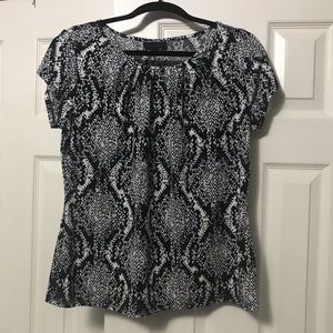 Worthington Snake Skin Top